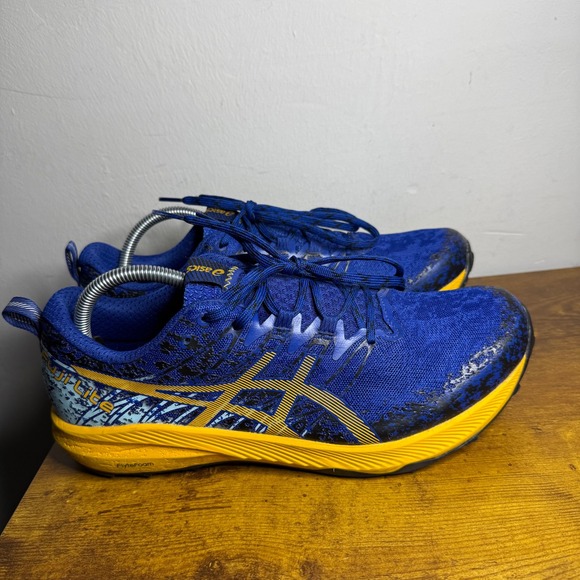 Asics Other - ASICS Fuji Lite 2 Running Shoes Mens Size 10 Blue Yellow 1011B209